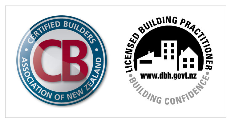 Certified Builder and Licensed Building Practitioner Logos